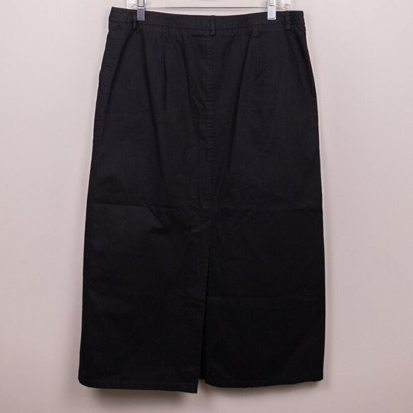 Westbound corduroy black midi skirt-12 - Picture 4 of 4